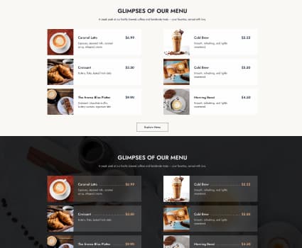 Menu Board